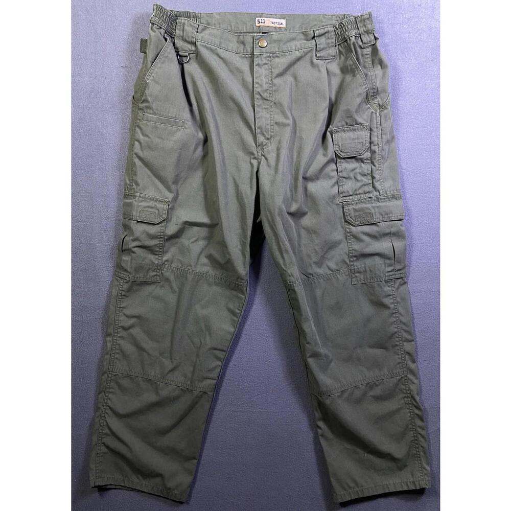 5.11 Tactical Pants Men Cargo Style KVR 74273 Green 40x30 Hiking Outdoor Utility